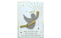 Sheepworld Weihnachtskarte Filz Engel Grösse 11 x 16 cm, mit Couvert, 1 Stk