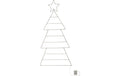 Star Trading Silhouette Folde IP44, Warmweiss, Silber