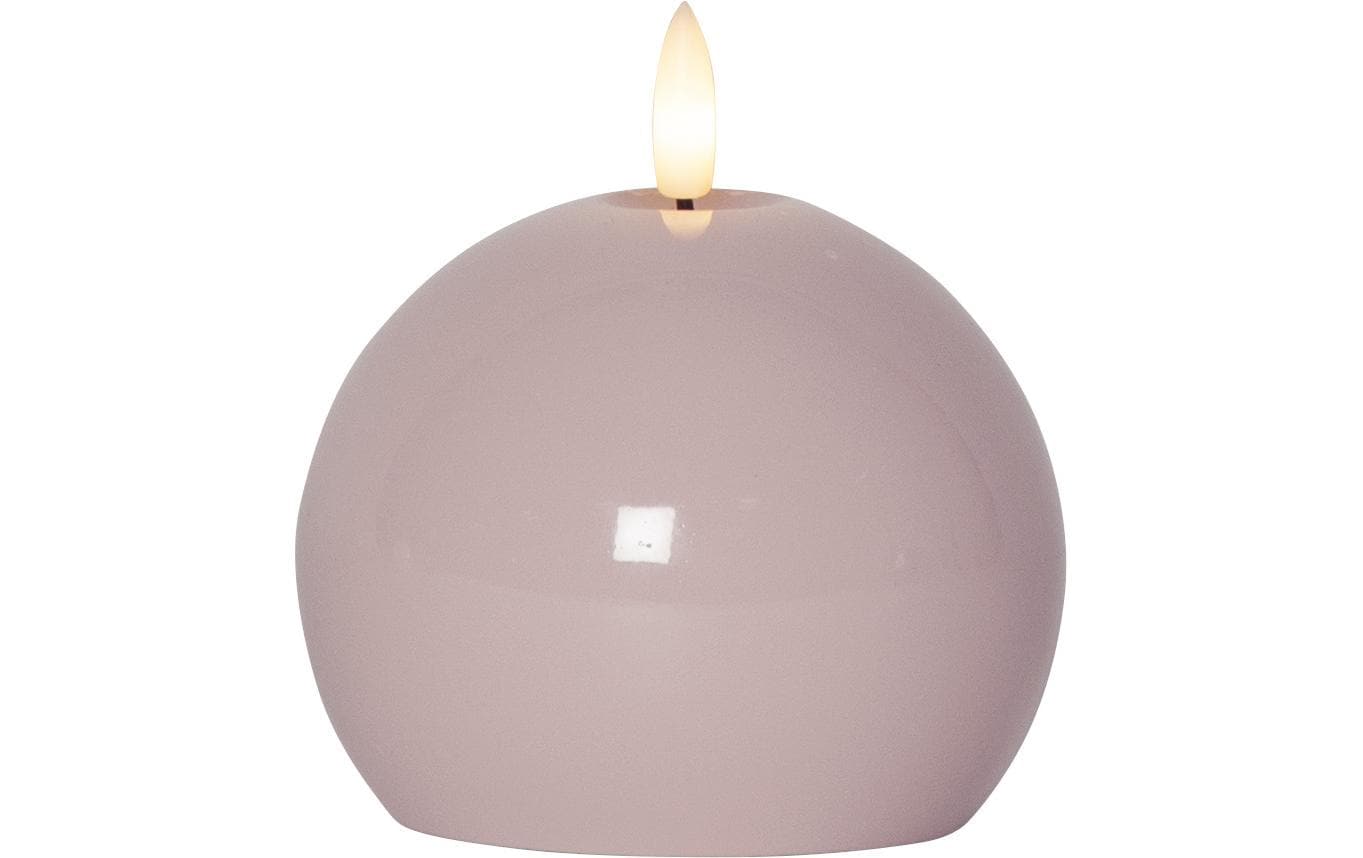 Star Trading LED Pillar Kerze Shine Indoor, Pink, 11.00 cm Höhe, Timer