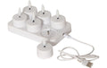 Star Trading LED Teelicht 6 Pack Flamme Indoor, Weiss, Charge