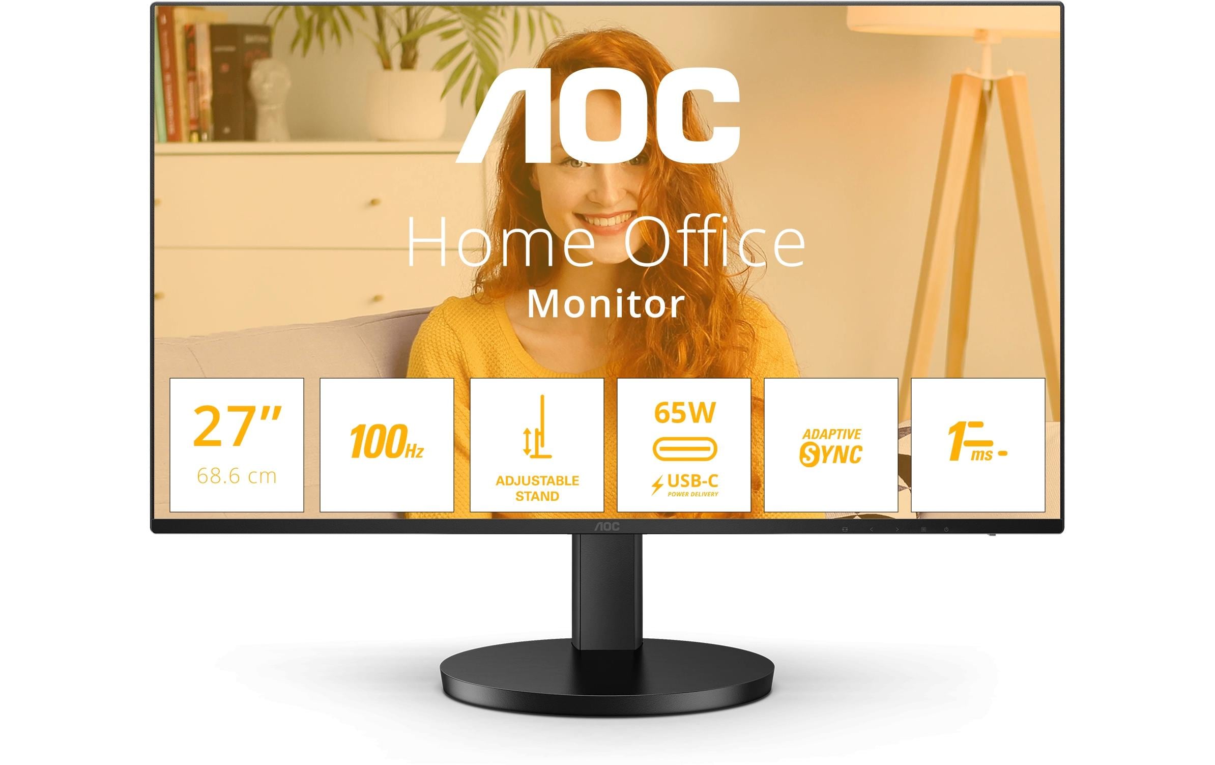 AOC Q27B3CF2,  IPS, 2560 x 1440, 100 Hz HDMI, USB-C, 1ms, HV