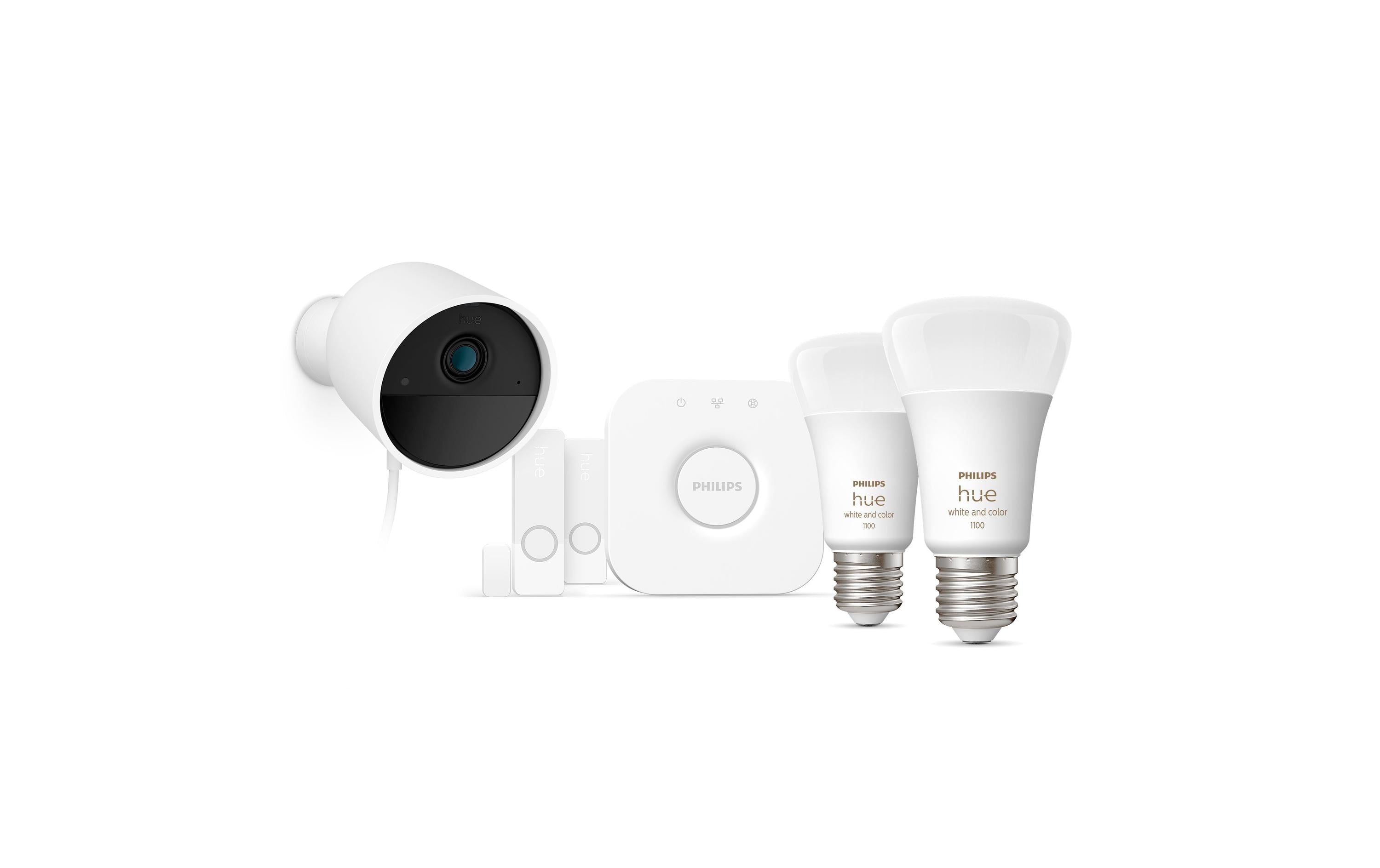 Philips Hue Secure Kamera Bundle Cam, Bridge, 2xLM, 2xSensor
