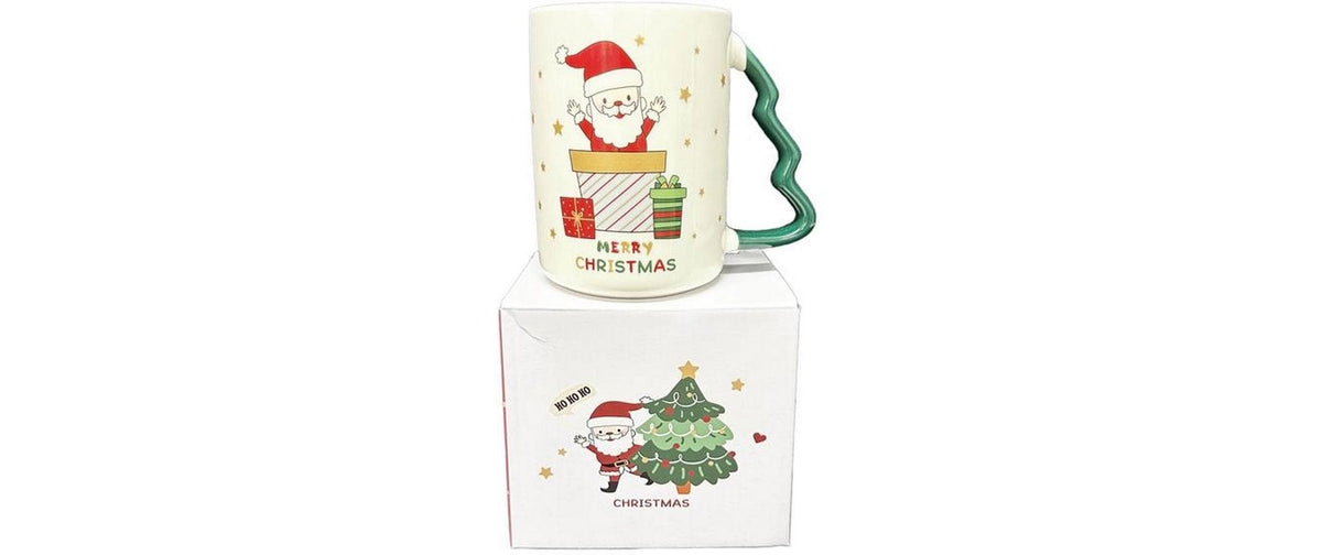 Dameco Tasse Weihnachtsmann mit Baumhenkel New Bone, 6.6x10 cm (DxH)