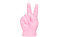 Candle Hand Baby Peace Rosa,6x4x11 cm, Brenndauer ca. 1h
