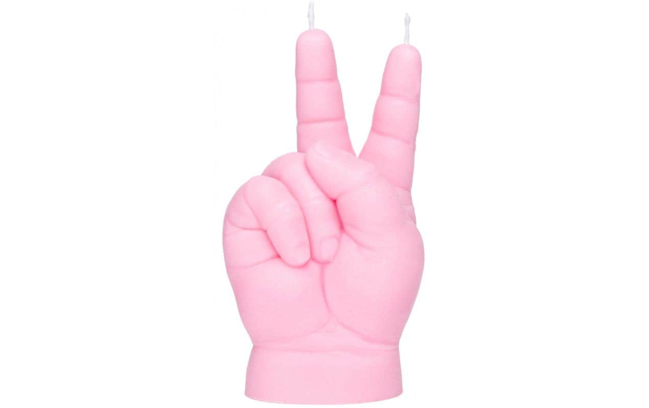 Candle Hand Baby Peace Rosa,6x4x11 cm, Brenndauer ca. 1h