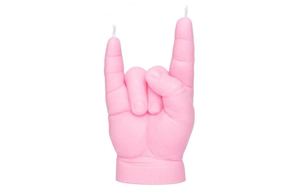 Candle Hand Baby You Rock Rosa,6x4x11 cm, Brenndauer ca. 1h