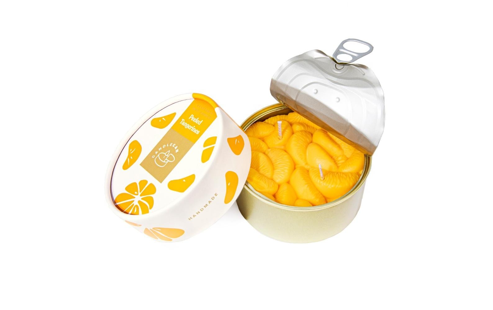 CandleCan Mandarinen 10x5 cm (DxH), Brenndauer ca. 30h