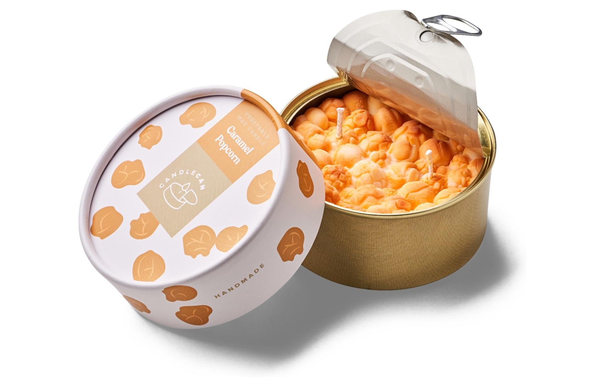 CandleCan Caramel Pocorn 10x5 cm (DxH), Brenndauer ca. 30h