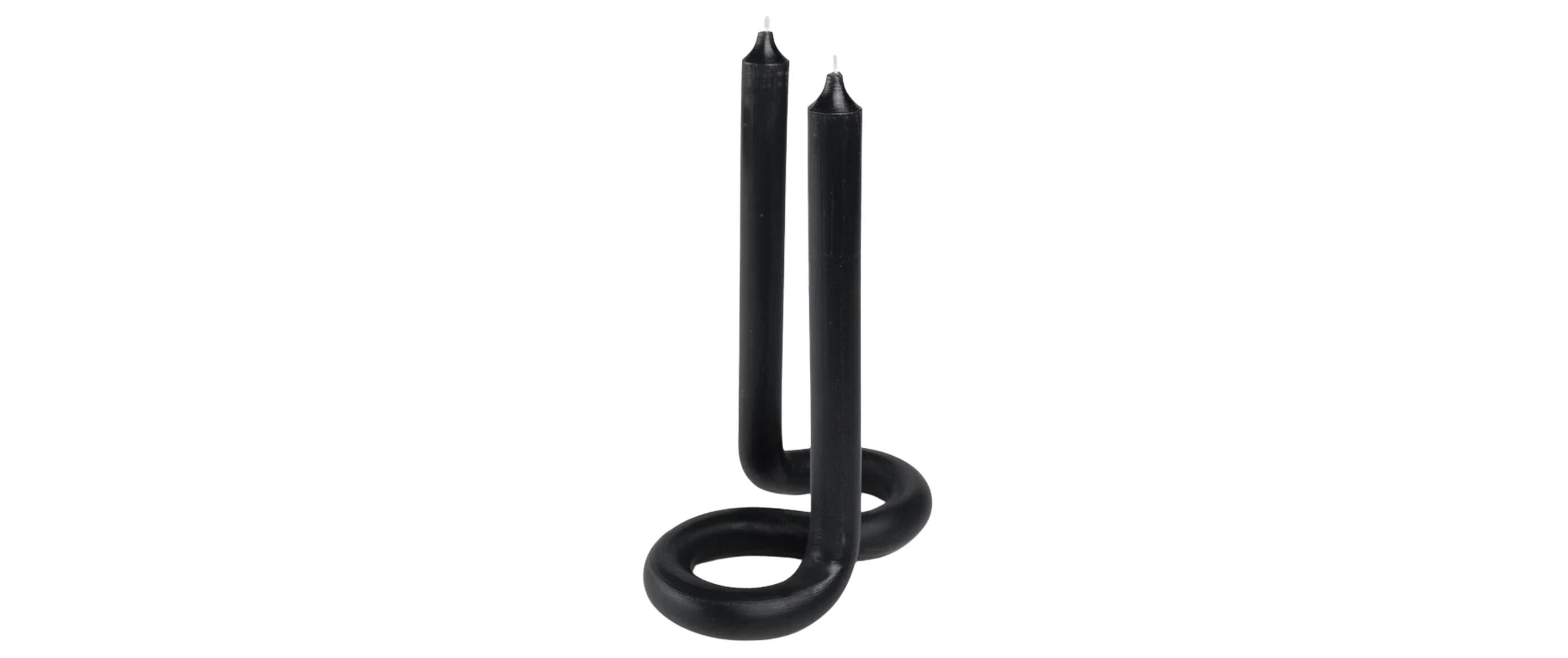 Twist Schwarz 24x10x17.5 cm,Brennd. ca. 10h pro Ende