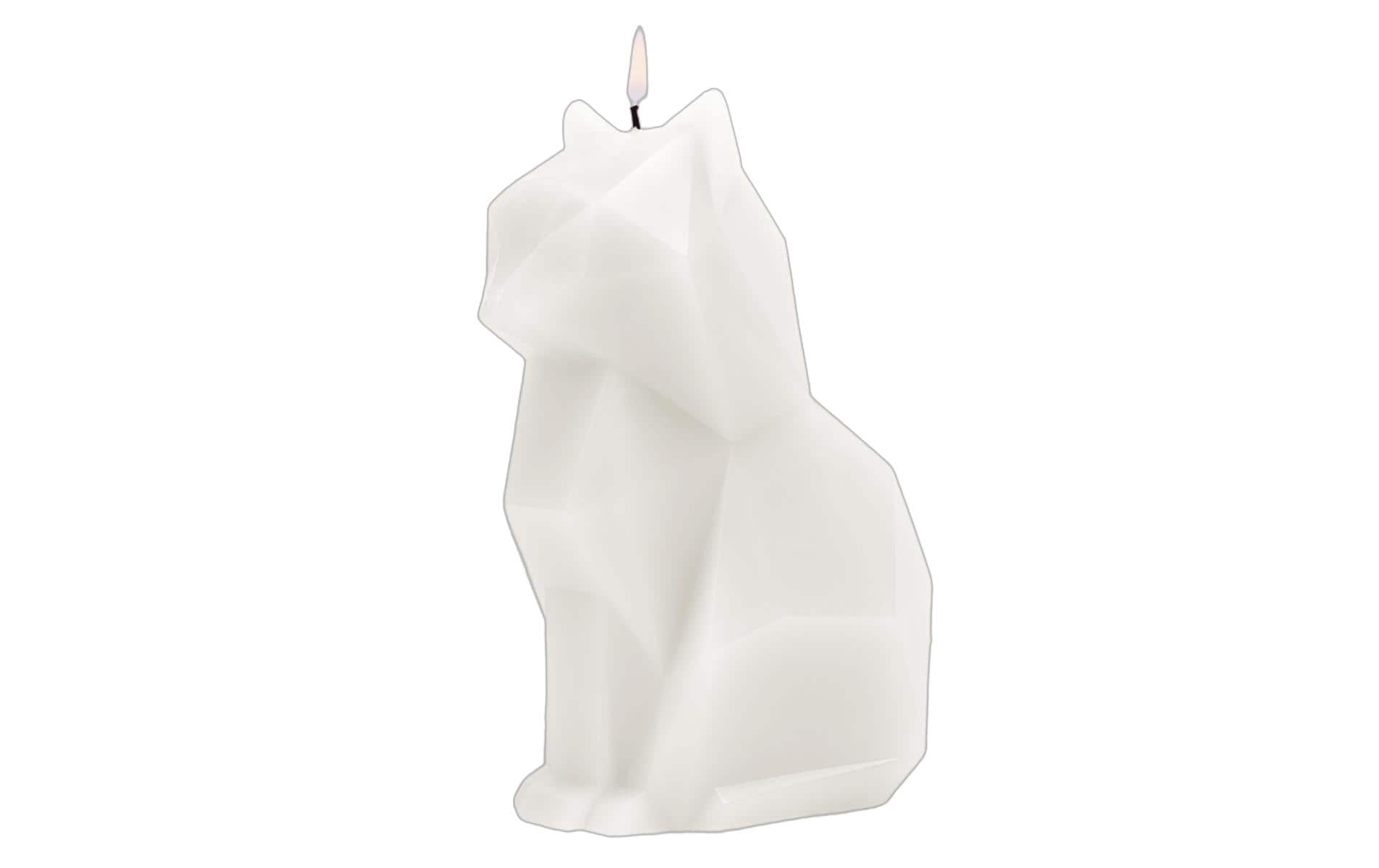 54Celsius PyroPet Cat Kisa Weiss,17x7.5x11.5 cm,Brennd. ca.20h