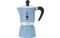 Bialetti Rainbow Blau 3 Tassen Aluminium