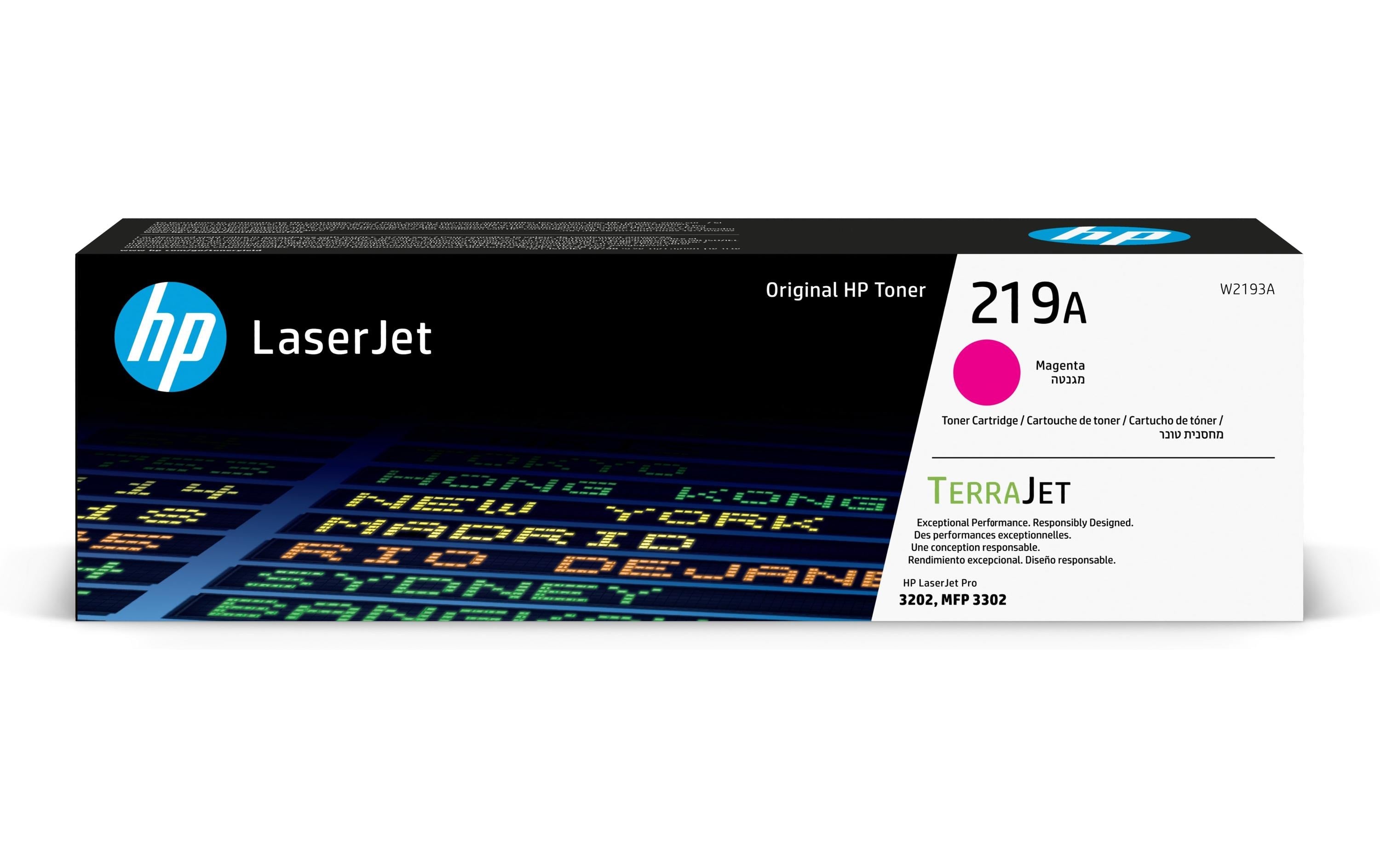 HP Toner 219A - Magenta (W2193A) Seitenkapazität ~ 1'200 Seiten