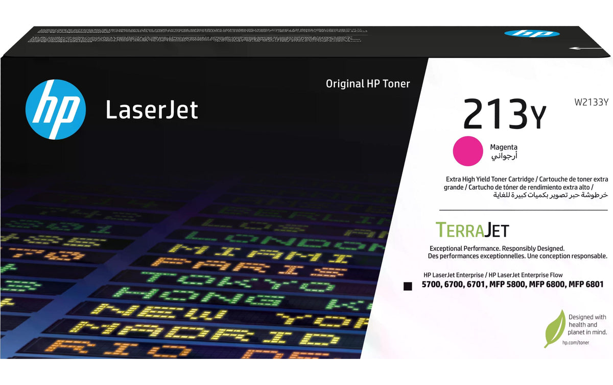 HP Toner 213Y - Magenta (W2133Y) Seitenkapazität ~ 12'000 Seiten