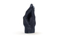 Candle Hand Italian Gestik Schwarz,18x8x8cm,Brenndauer ca.2h