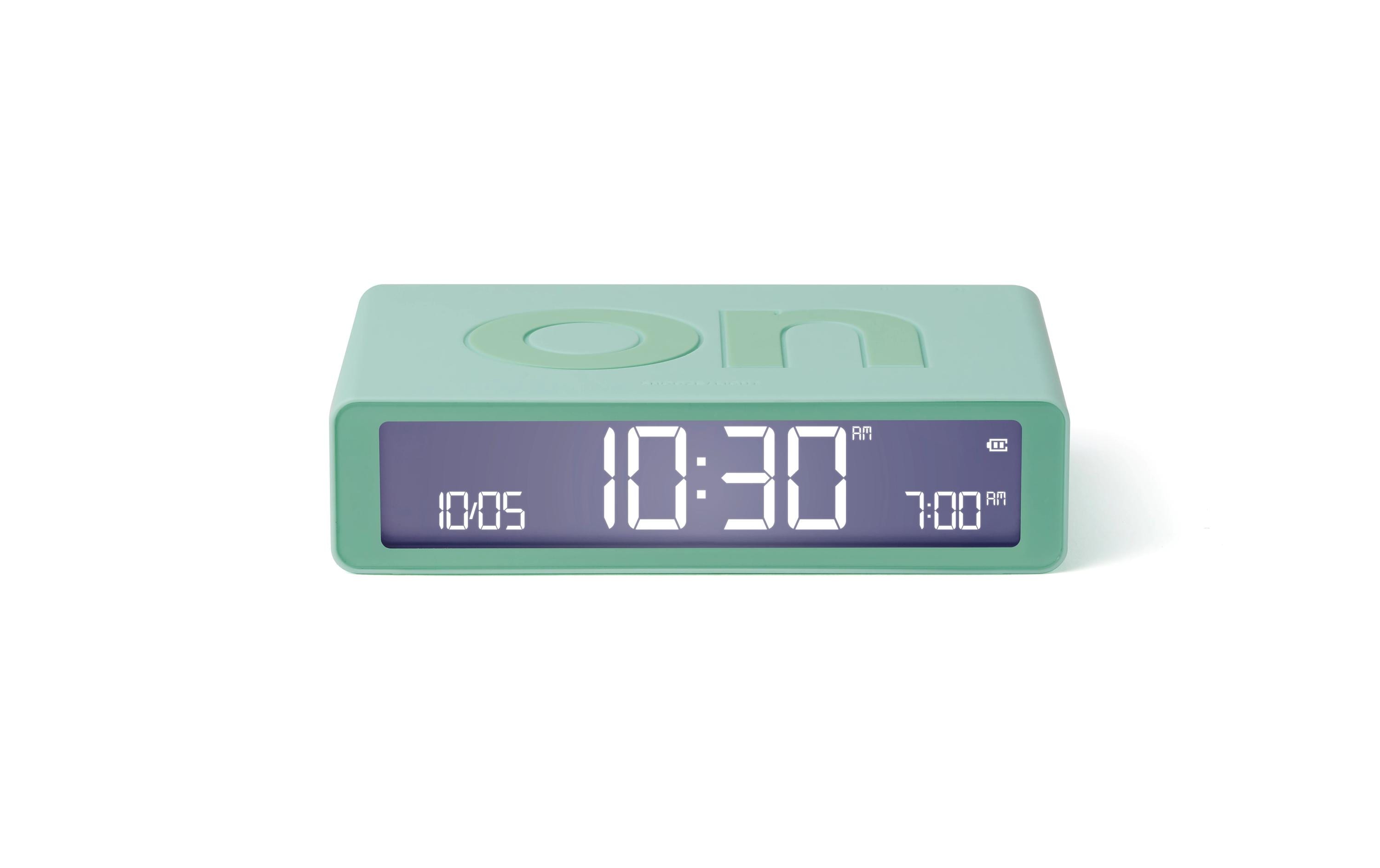 Lexon Digitalwecker Flip Classic LCD, inkl. USB-C Ladekabel, Mint
