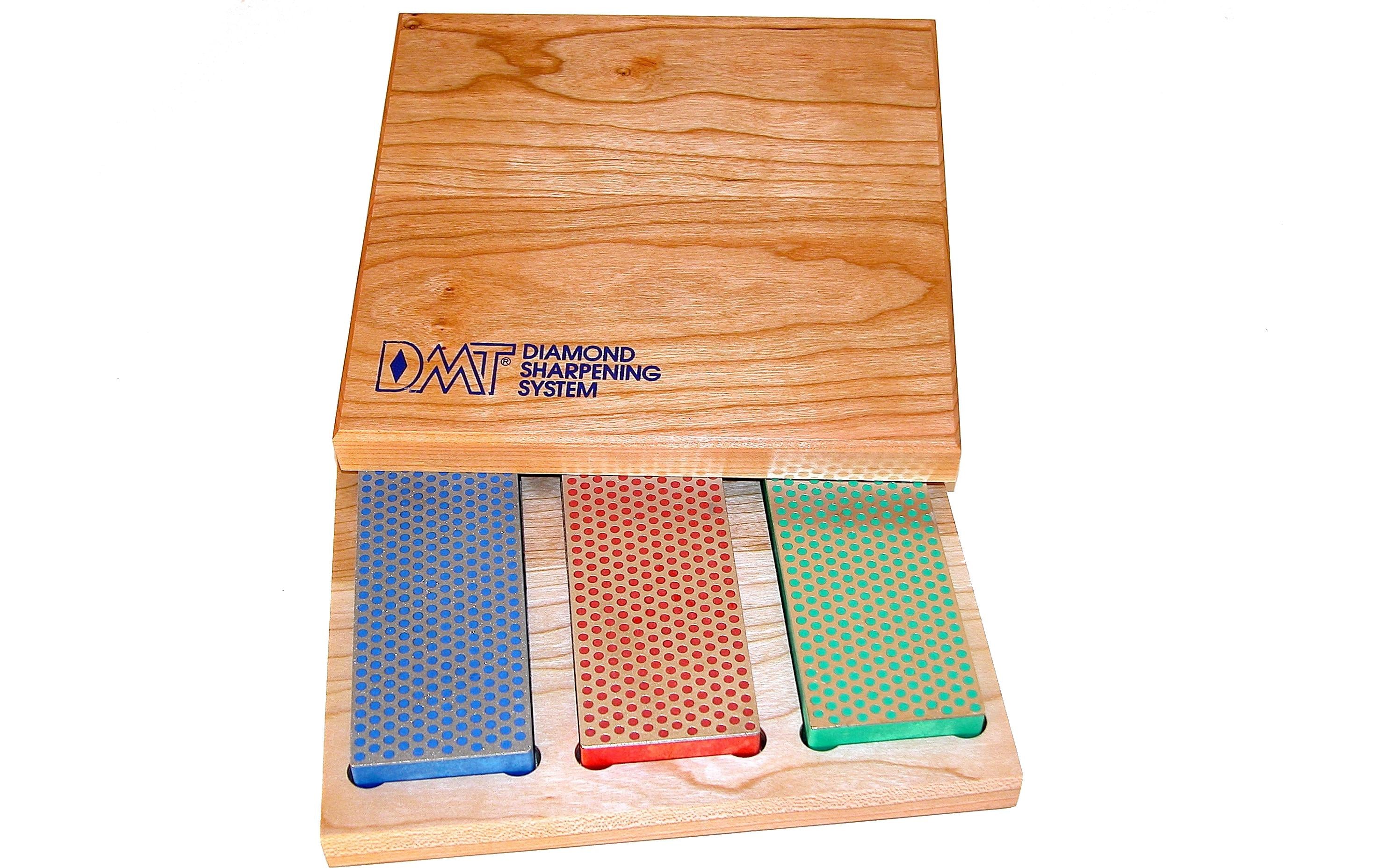 DMT Diamond Whetstone Models 3er-Set grob, fein und extrafein in Holzbox