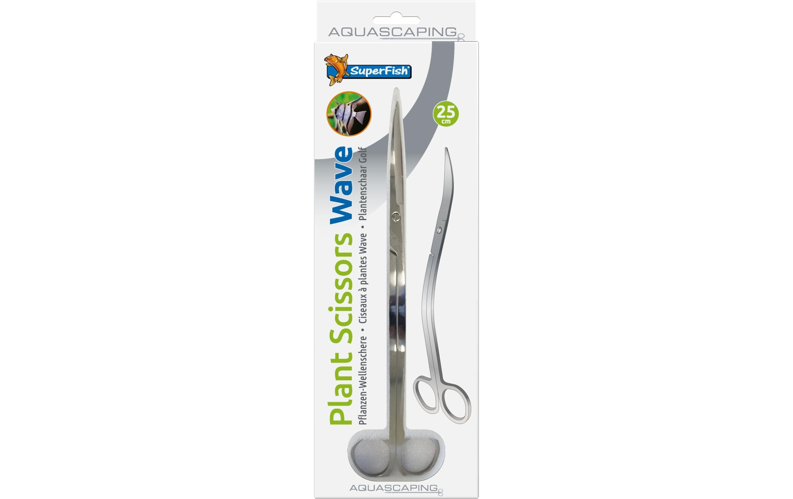 Superfish Pflanzen Wellenschere 25cm Edelstahl