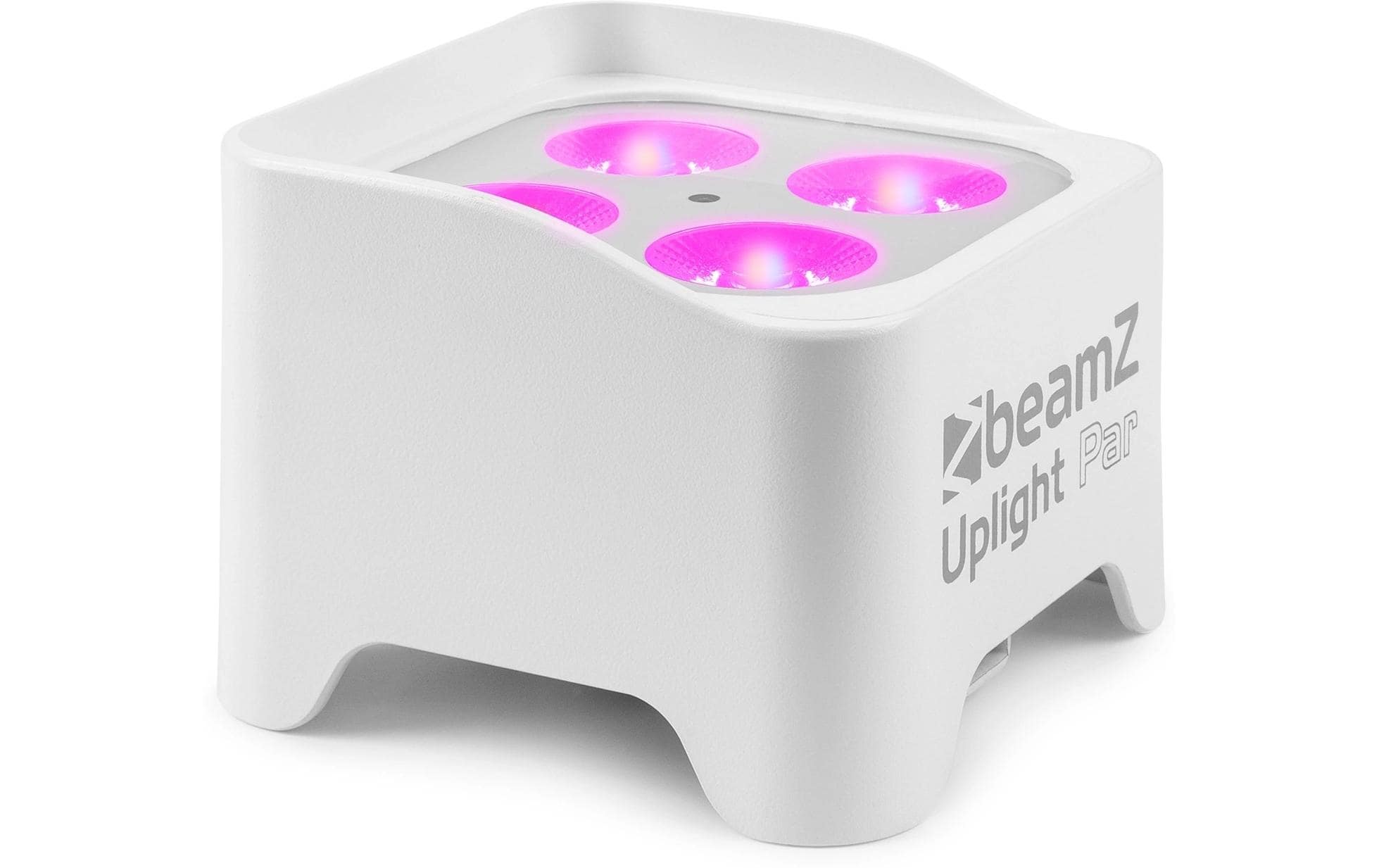 BeamZ BBP90W Uplight, Akku, 4x4W, RGBUV, weiss