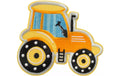 Monoquick Aufbügelbild Basic Traktor gelb, 7.8 x 8.9 cm