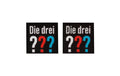 Monoquick Aufbügelbild Midi Die Drei???, 2.9 x 2.9 cm
