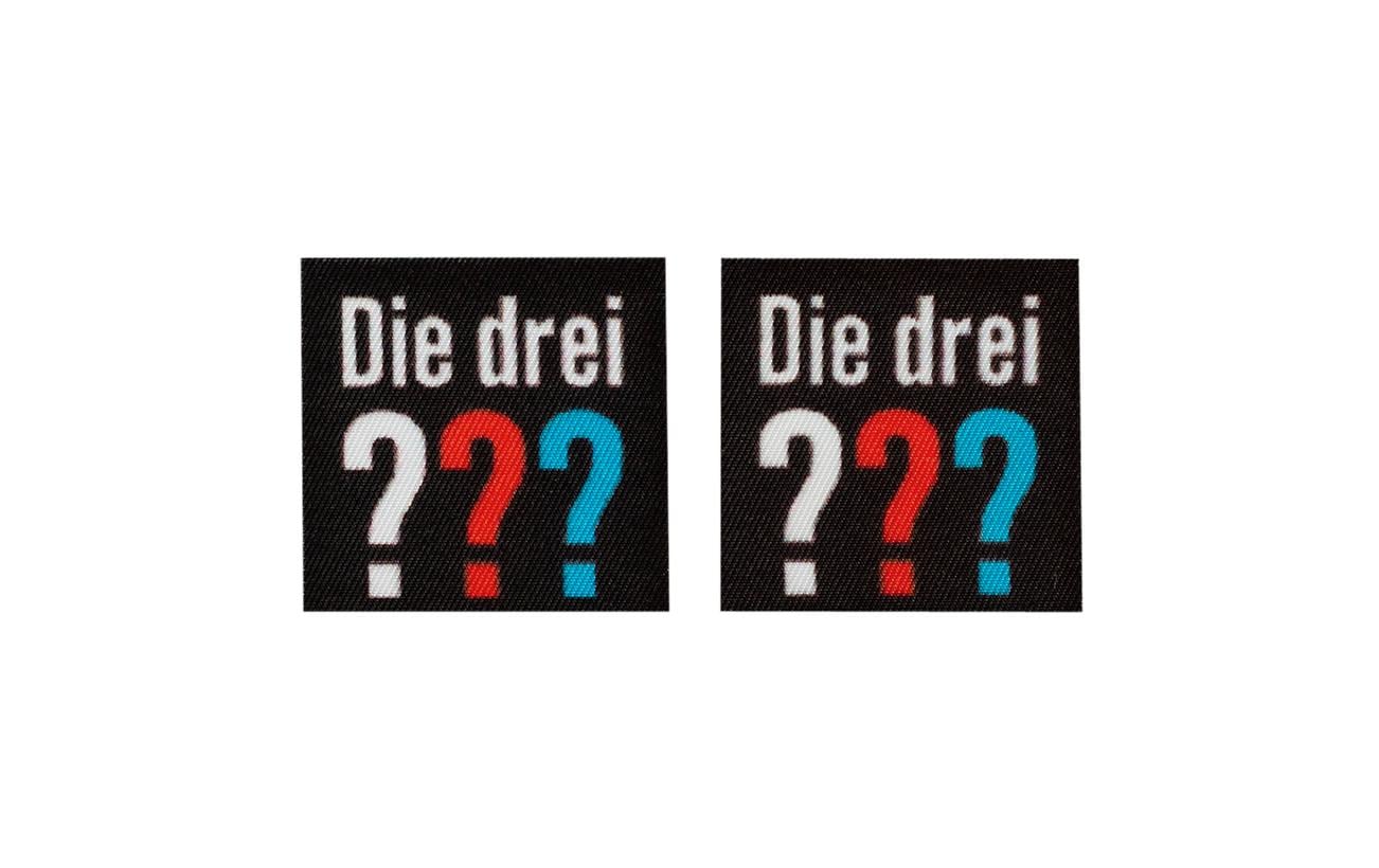 Monoquick Aufbügelbild Midi Die Drei???, 2.9 x 2.9 cm