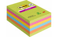 Post-it Haftnotizen Super Sticky liniert 101 x 152 mm, 6 Blöcke, farbig