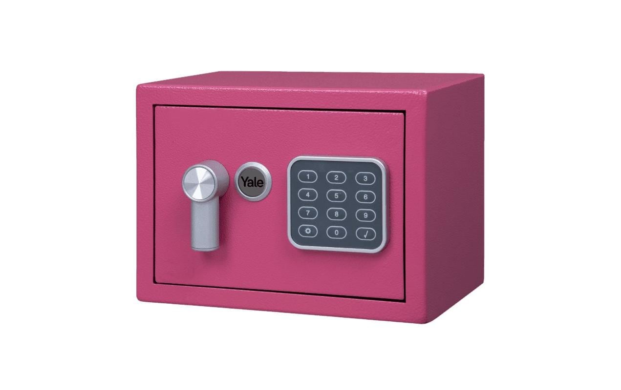 Value Safe Mini Möbeltresor XS Pink - mit Tastenfeld 3,8 l