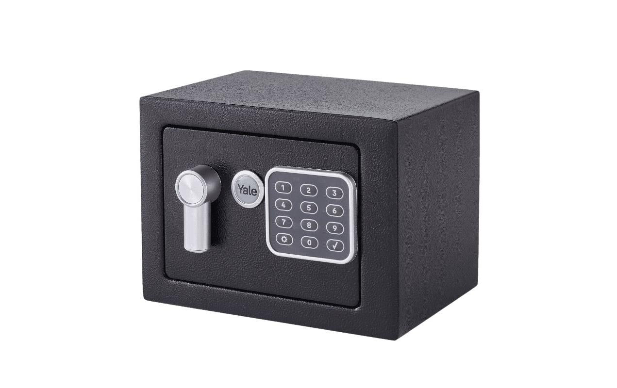 Value Safe Mini Möbeltresor XS Schwarz - mit Tastenfeld 3,8 l