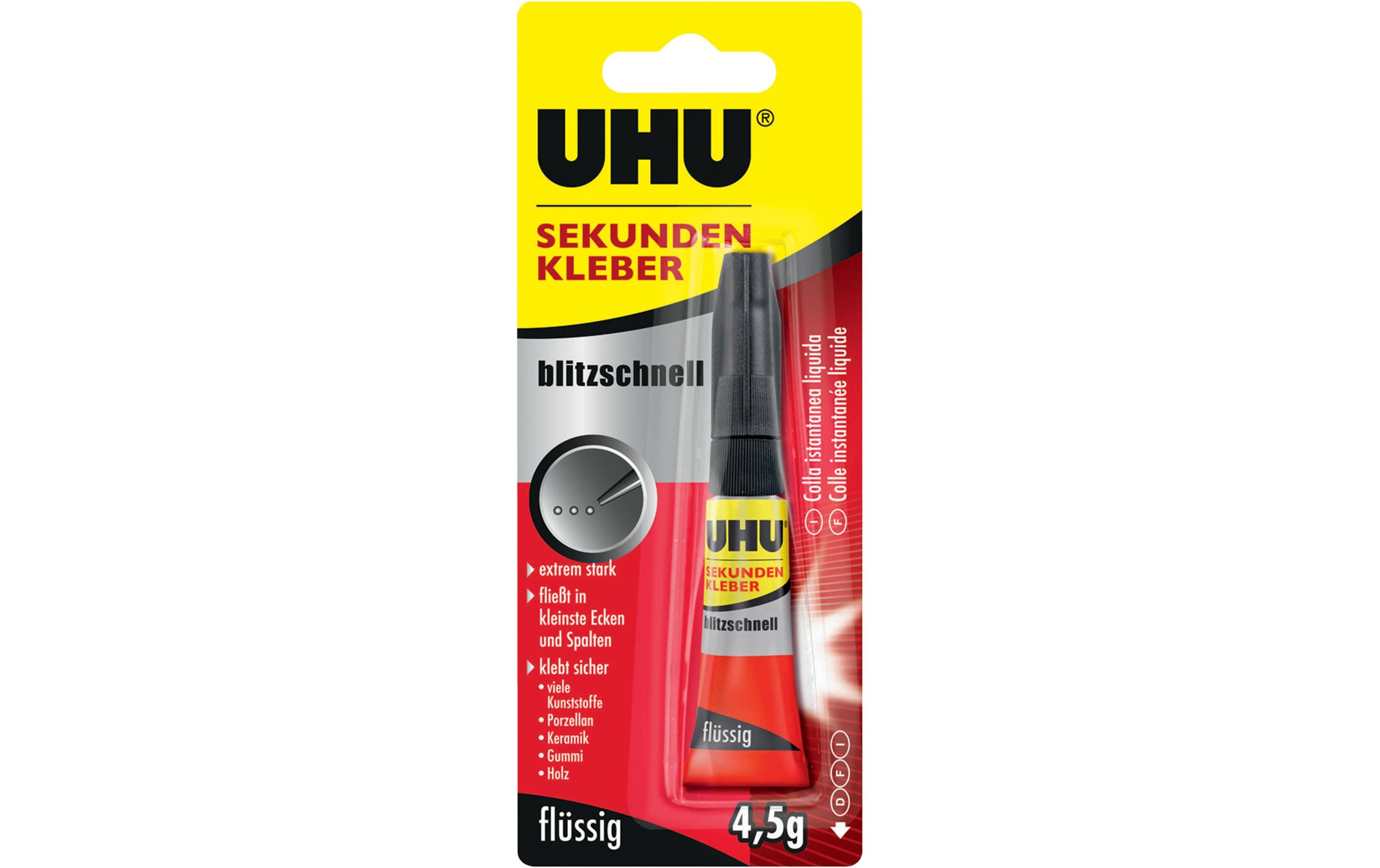 UHU Sekundenkleber Blitzschnell 4.5g