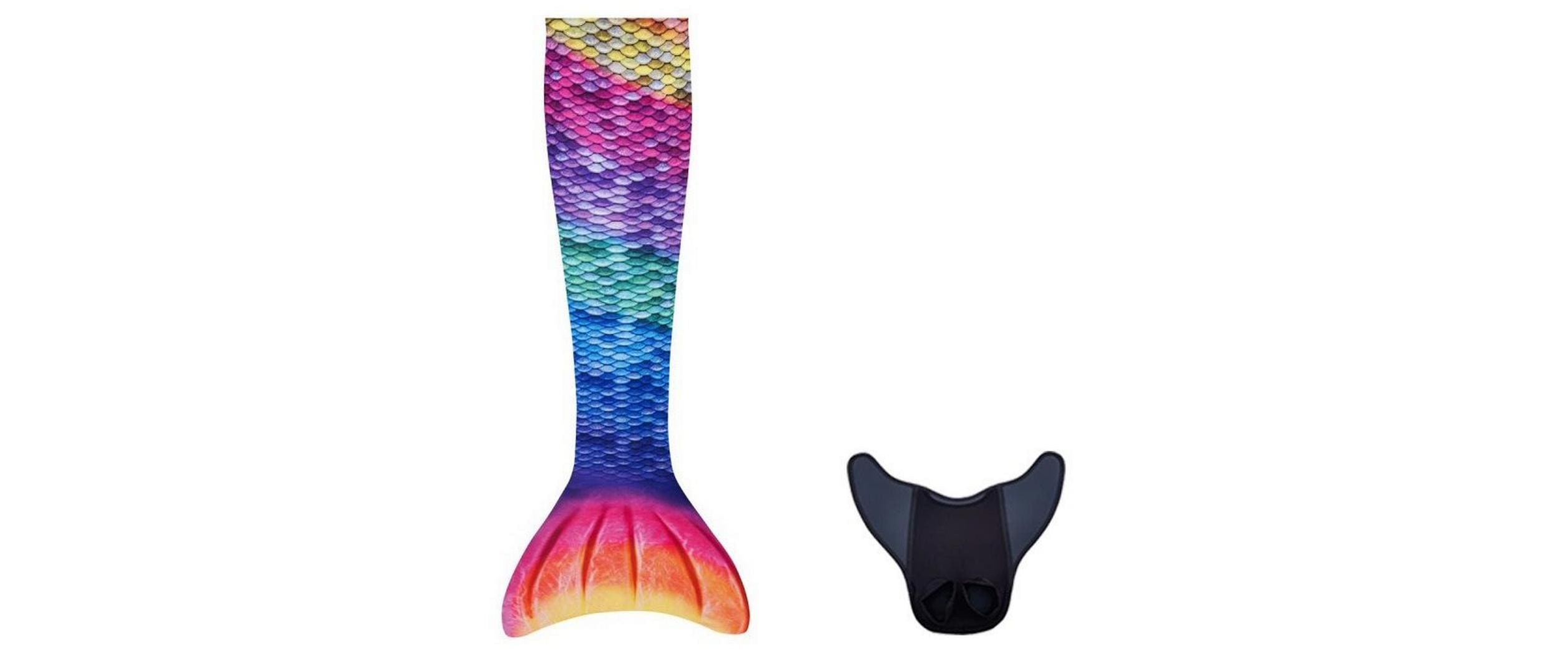 Meerjungfrau-Flosse Rainbow XS