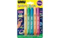 UHU Bastelkleber Glitter Glue Glow 5x10ml