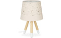 Relaxdays Tischlampe Sterne Hellbraun