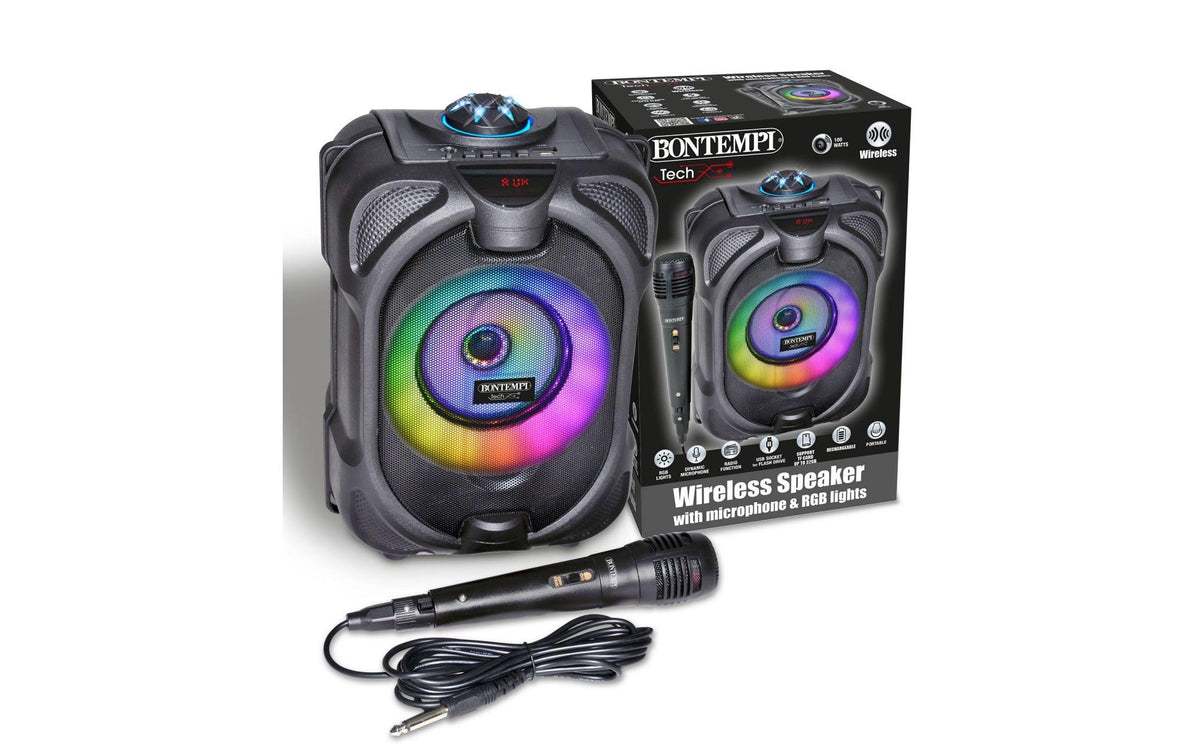 Bontempi Wireless Lautsprecher mit Mikrofon 80W