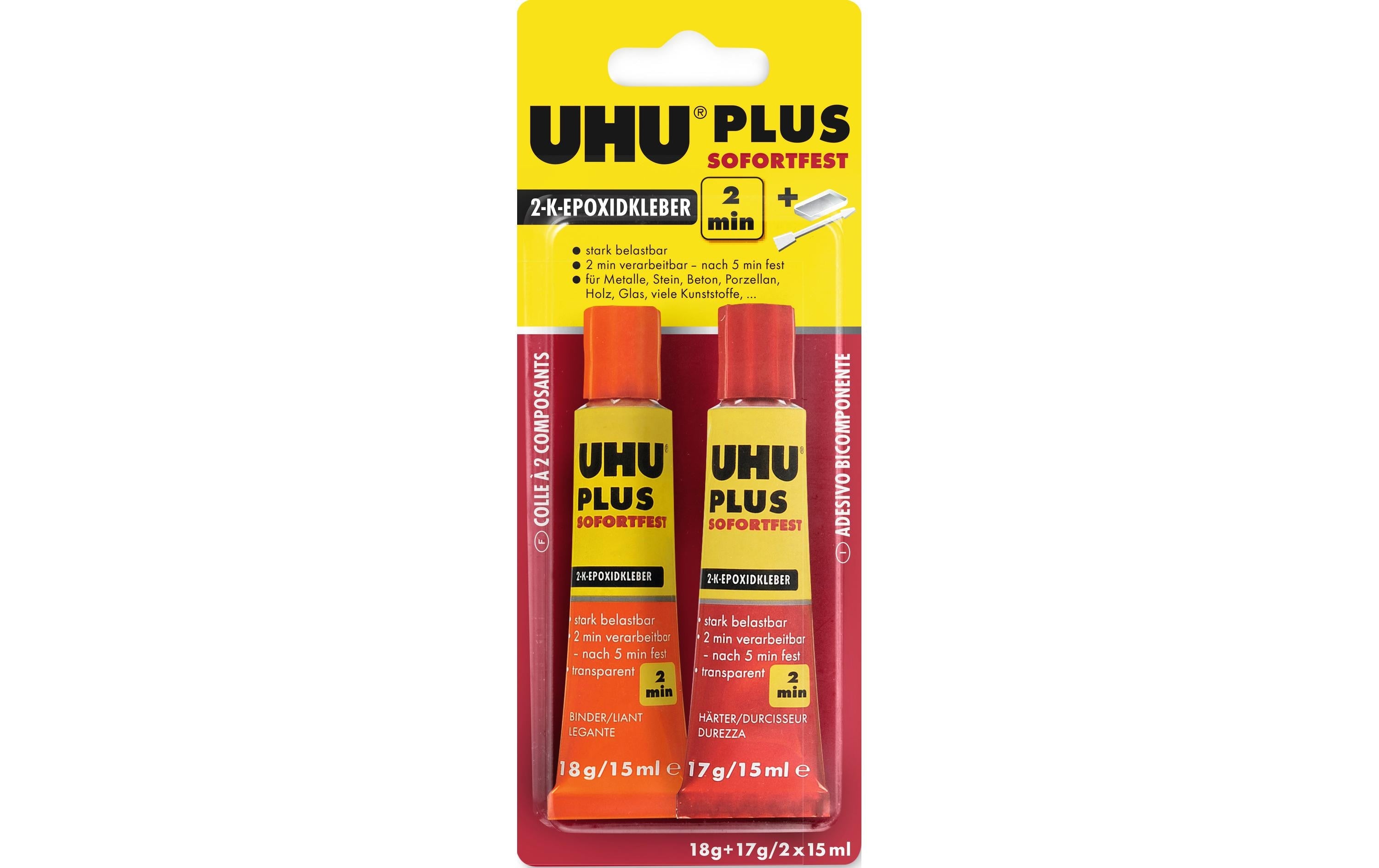 UHU Zweikomonentenkleber Plus, 35g