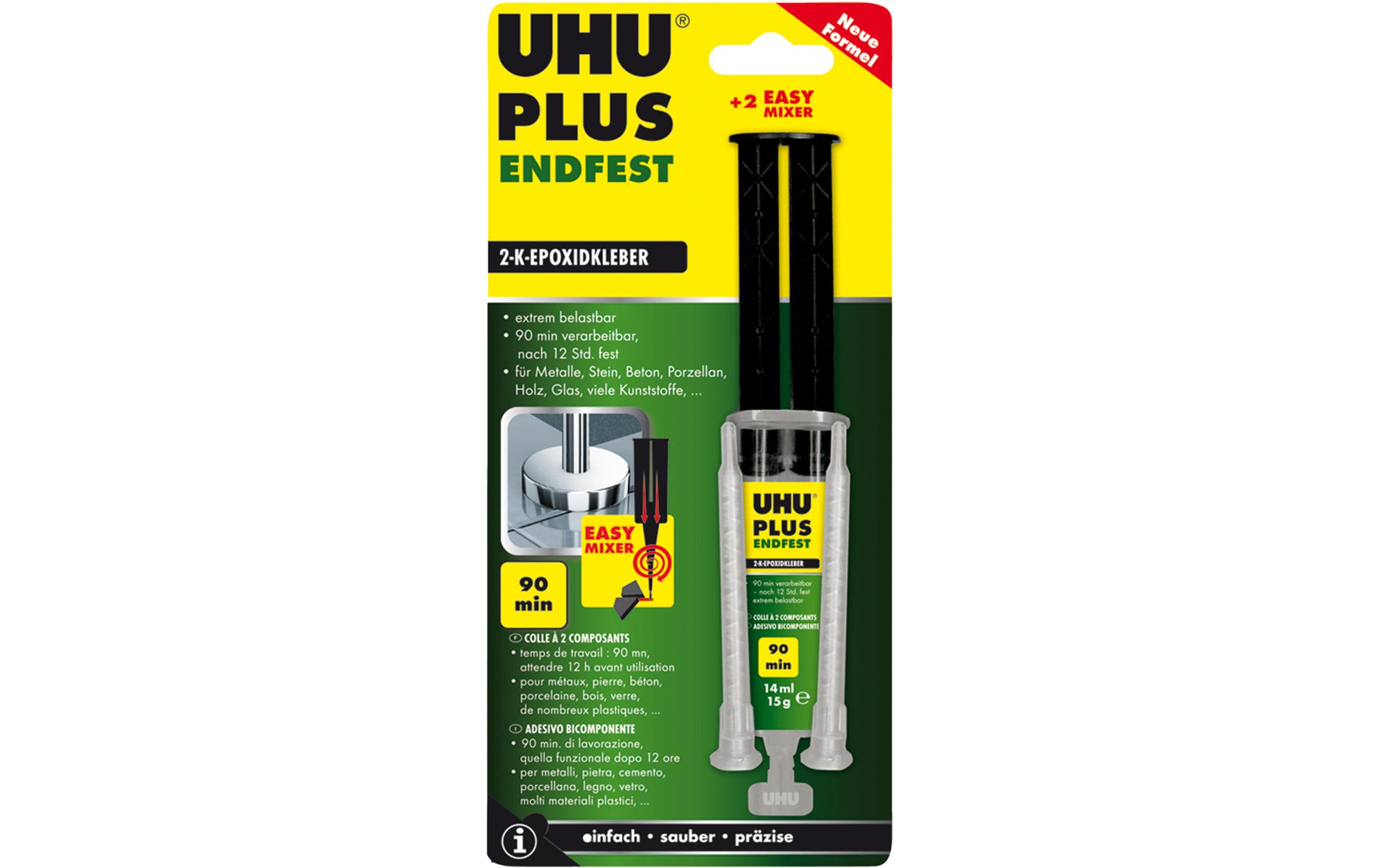 UHU Zweikomonentenkleber Endfest