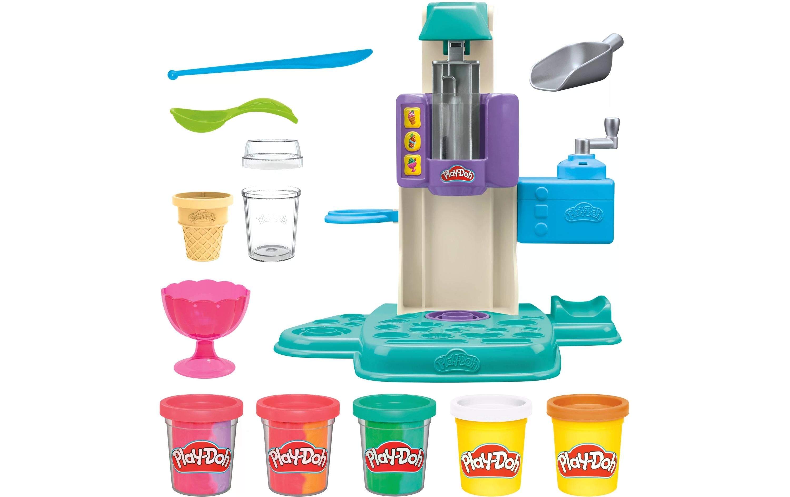 Play-Doh Regenbogen Eismaschine