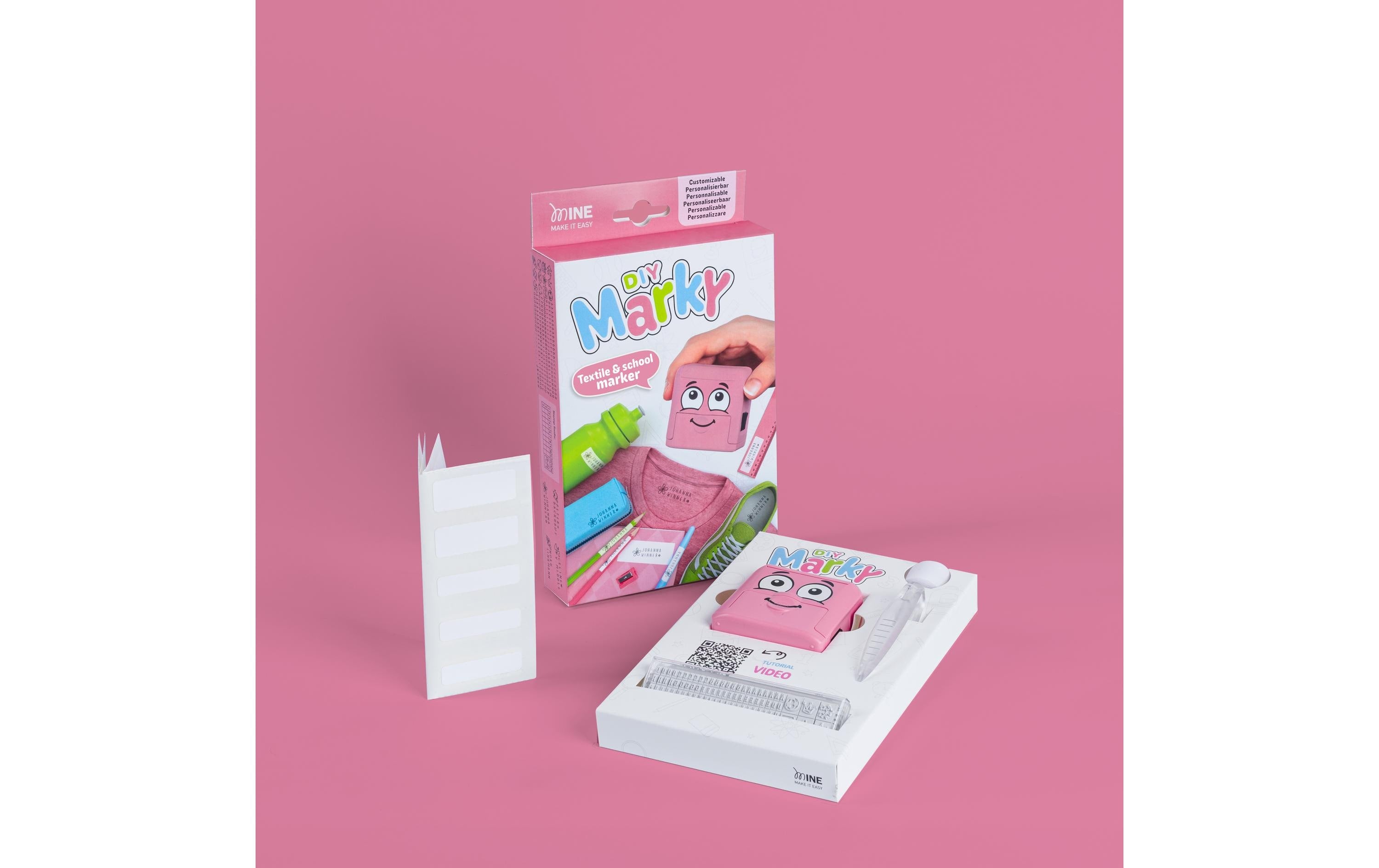 COLOP Motivstempel Marky pink, 38 x 14 mm