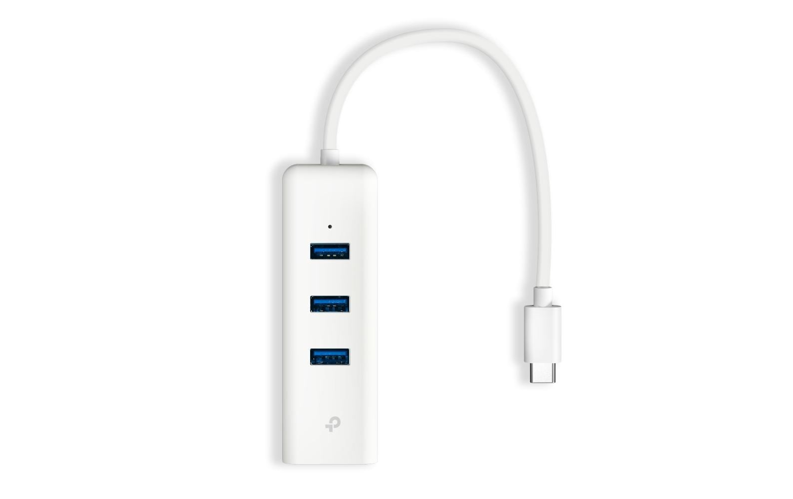 TP-Link UE330C: Gigabit USB-C Adapter mit 3 Port USB3.0 Type-A Hub