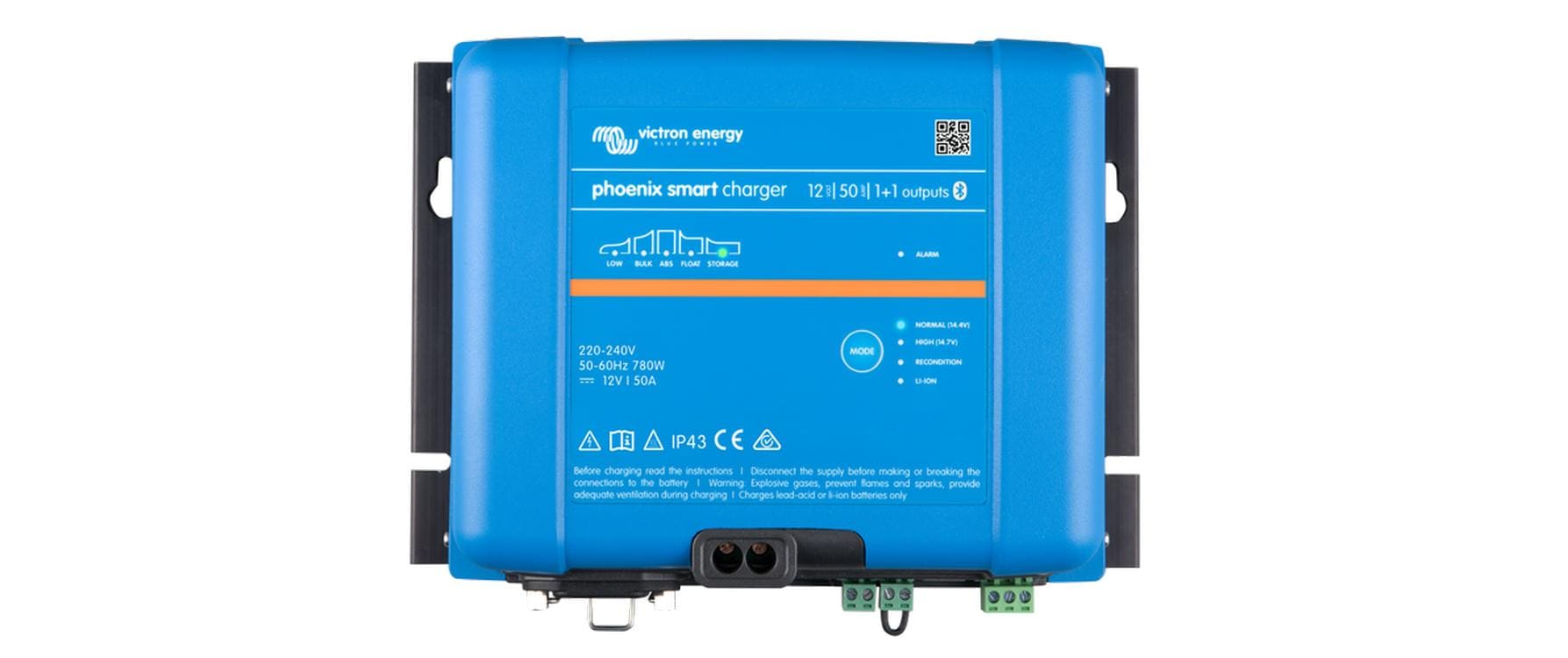 Ladegerät Smart IP43 12V 50A 1+1 120-240VAC