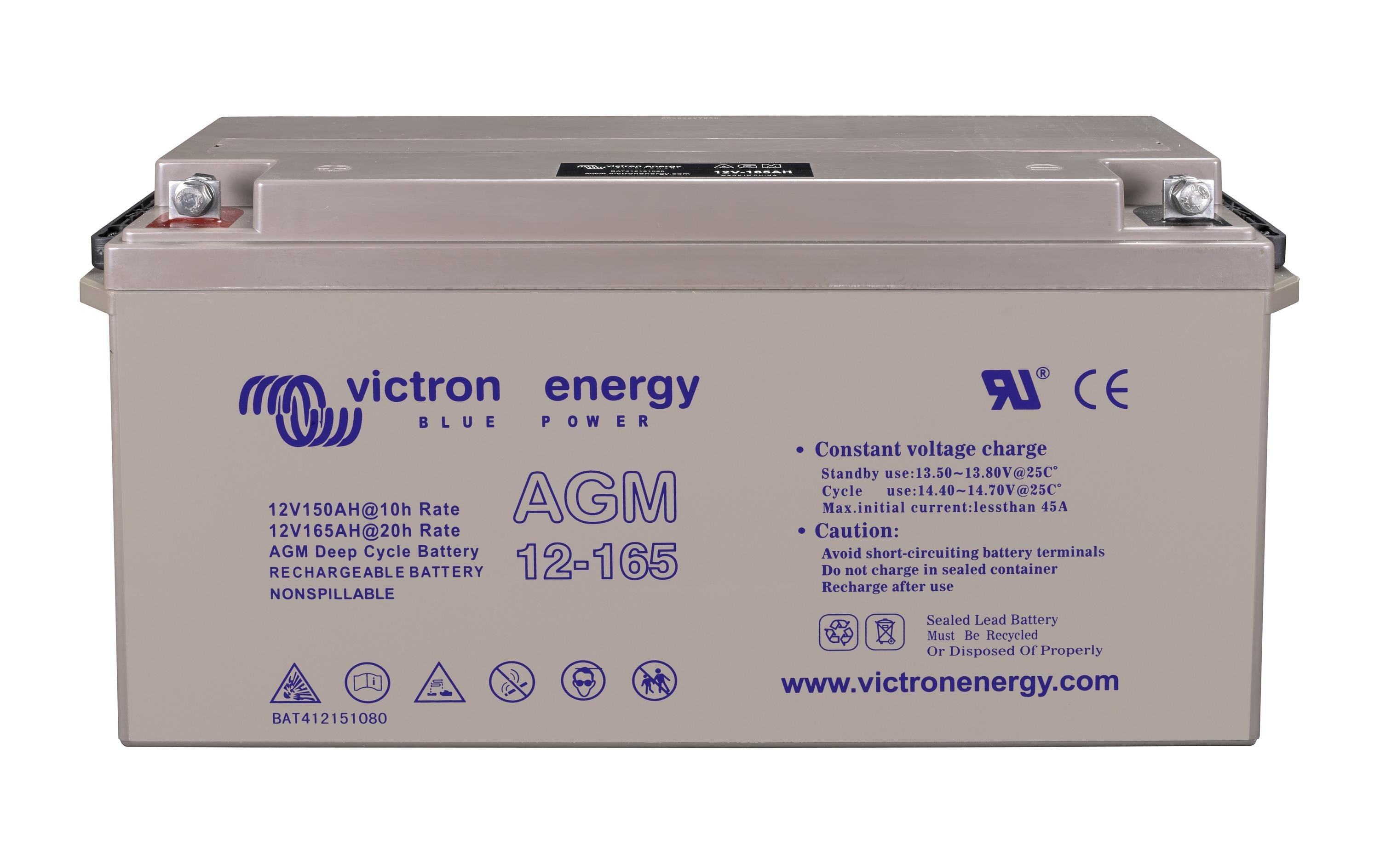 Victron Energy AGM Deep Cycle 12V 165Ah 485x172x240mm