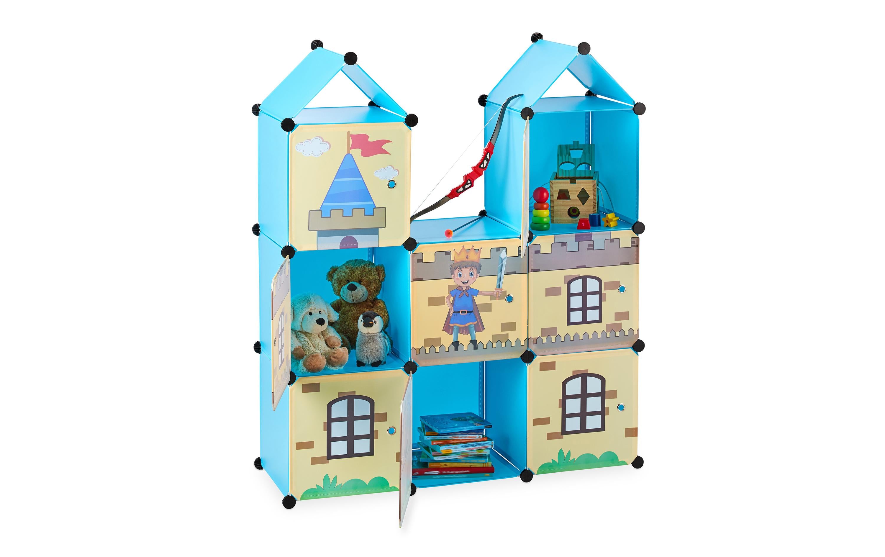 Steckregal Kinderzimmer als Ritterburg