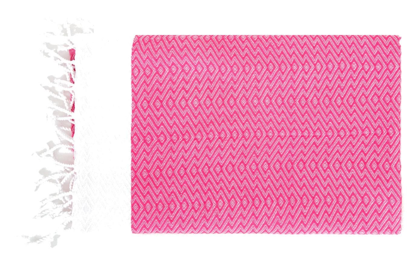 Foutastic Strandtuch Dila Pink 100% Baumwolle, 270 gr/m², 90 x170 cm
