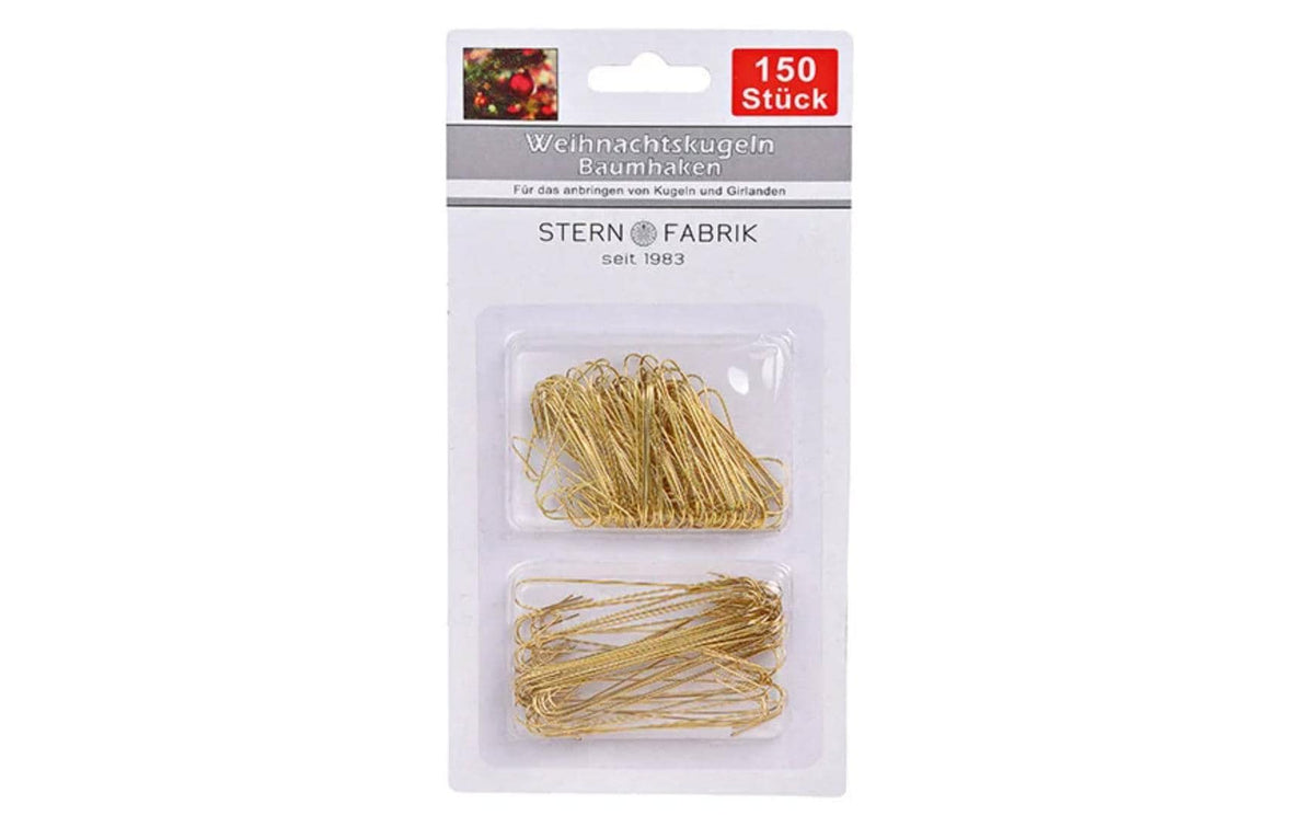 G. Wurm Schnellaufhänger 150 Stück, gold