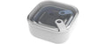Rotho Set Lunbox eckig 3 tlg. ELA weiss hellblau dunkelblau