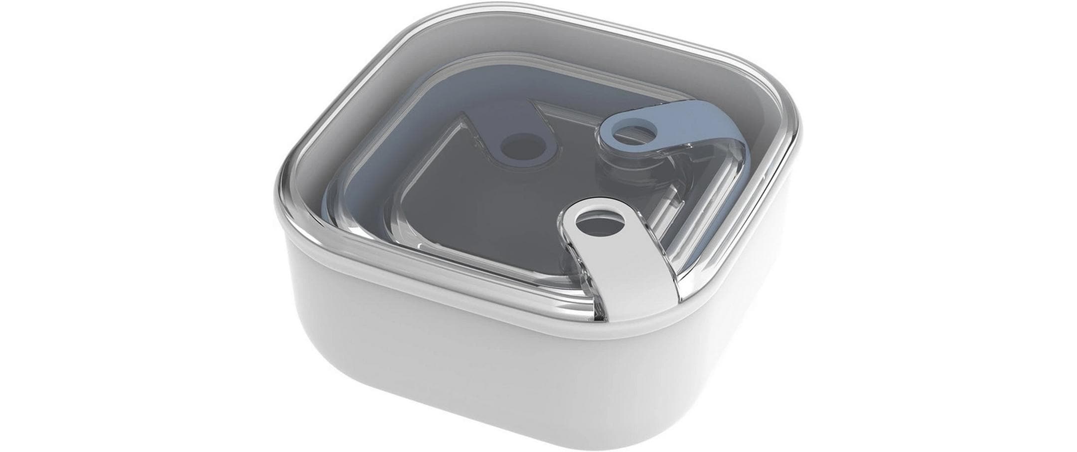 Rotho Set Lunbox eckig 3 tlg. ELA weiss hellblau dunkelblau