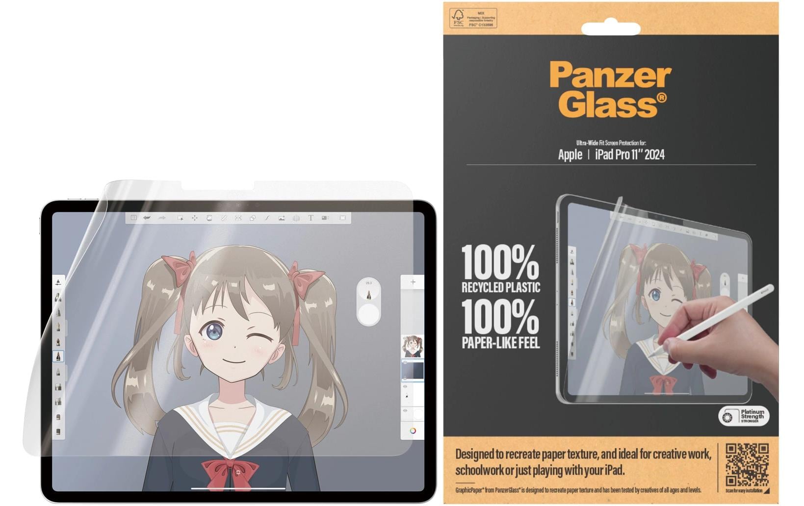 PanzerGlass GraphicPaper, UWF iPad Pro 11" (2024)