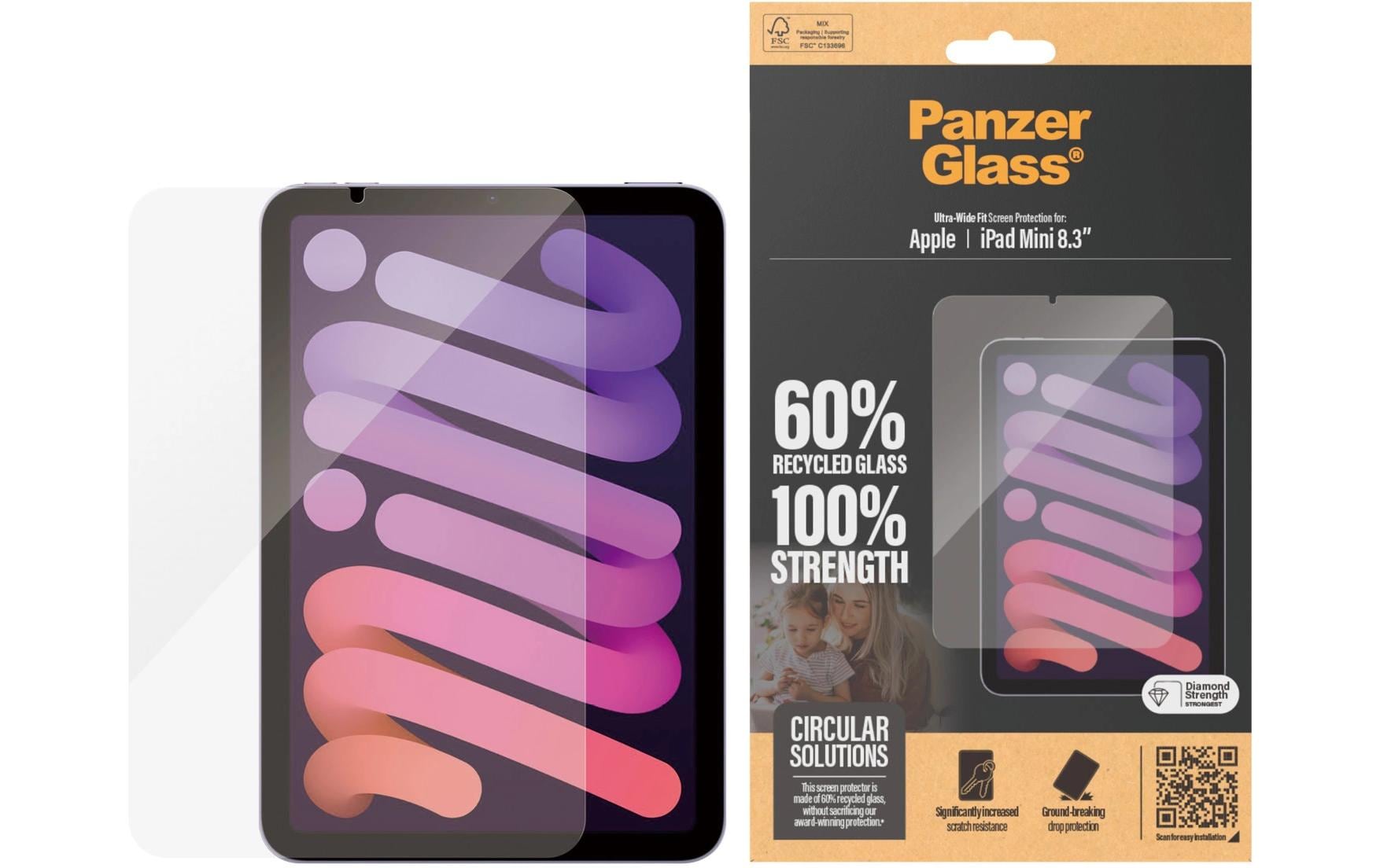 PanzerGlass Displayschutz, UWF iPad mini 6th Gen. 8.3"