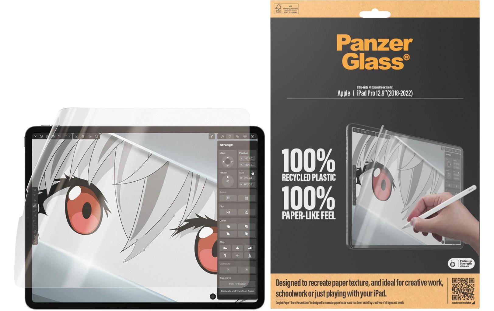 PanzerGlass GraphicPaper, UWF iPad Pro 12.9" (18-22)