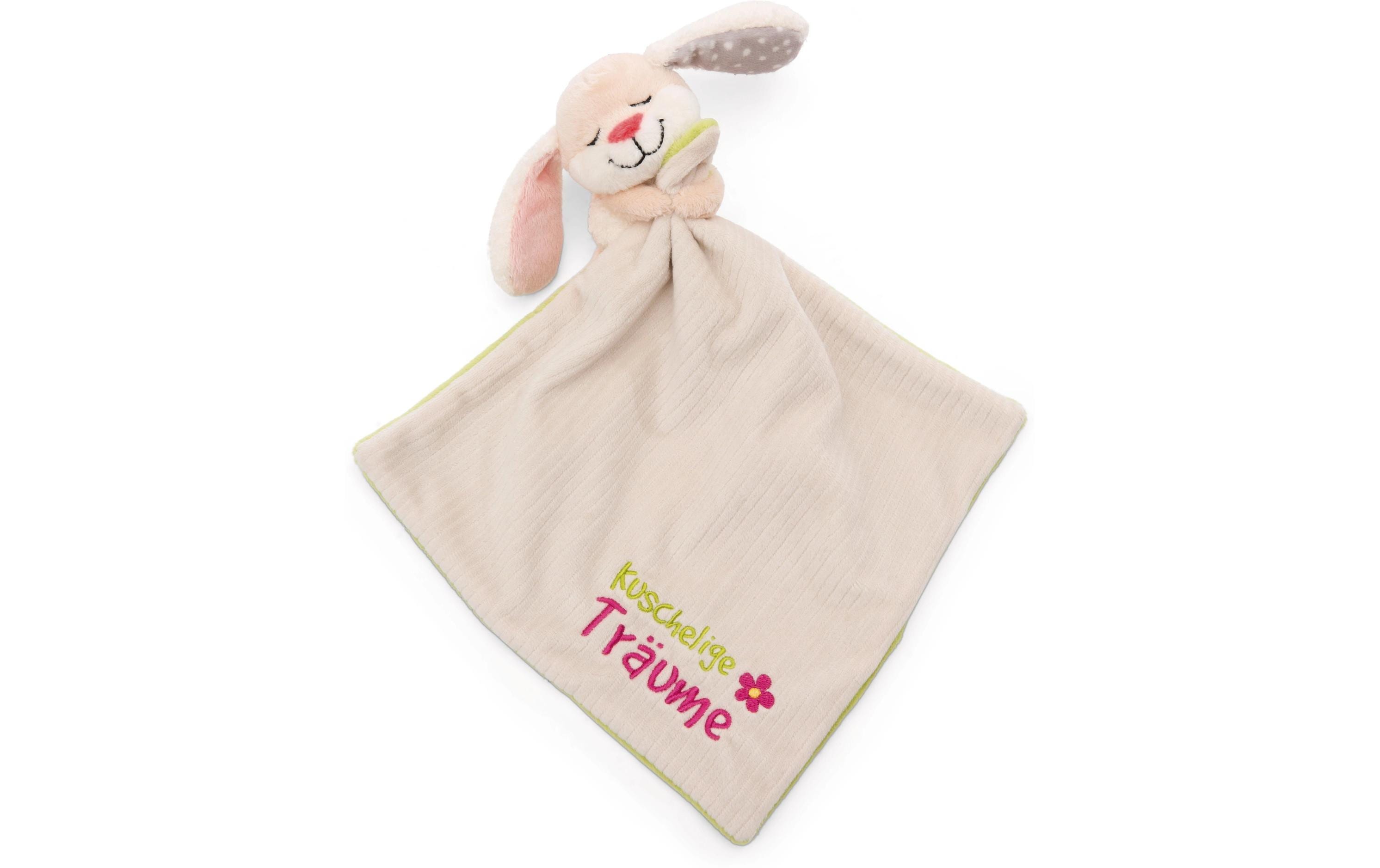 Nici Schmusetuch Hase 12cm mit Mulltuch