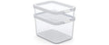 Rotho Set KS Organizer 2 tlg. CAUMA Transparent / Weiss